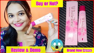 New WHITE TONE Soft amp Smooth Cream REVIEW amp DEMO  Price Application Skin Type How to Apply [upl. by Bertold]