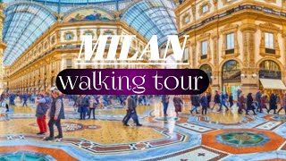 8 January 2024 4K walking tour walking tour of Milan Italy 🇮🇹 Beautiful city of Italy 🇮🇹 [upl. by Artcele]