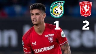 EREDIVISIE Fortuna Sittard Vs FC Twente  1  2  MEES HILGERS [upl. by Negah115]