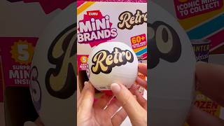 Opening Retro Mini Brands minibrands unboxingtoys asmrtoys [upl. by Sydelle]