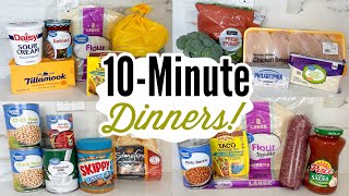 10 MINUTE DINNERS  5 TASTY amp EASY MEALS READY IN 10 MINUTES  JULIA PACHECO [upl. by Urba99]