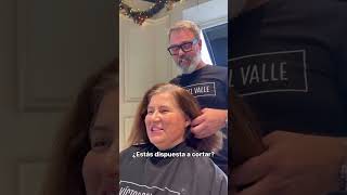 Victordelvalle ❤️GO GREY 📸 cortedecablo peinado peluquera hairtransformation [upl. by Rebeca]