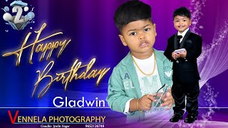 GLADWIN 2ND BIRTHDAY CELEBRATION GONDHIGD NAGER 2062024 VENNELA PHOTOGRAPHY ampLED WALLS 9652126749 [upl. by Nylanej]