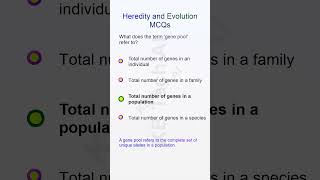 TOP 50 MCQ Heredity and Evolution Part 25 [upl. by Osugi]