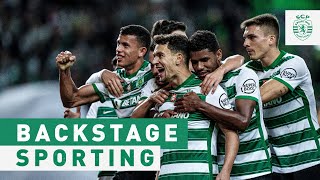 BACKSTAGE SPORTING  Sporting CP x Beşiktaş JK [upl. by Aiuhsoj]