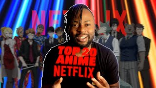 20 animes sur Netflix A NE PAS RATER [upl. by Ynffit]