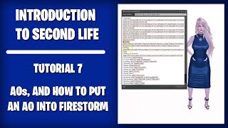 Tutorial 7  Second Life AOs and how to put an AO in Firestorm [upl. by Yeliab517]