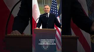 quotPrzyjedźcie do nasquot  Andrzej Duda w Redzikowie [upl. by Joella994]