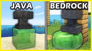 Minecraft Java vs Bedrock 100 FARK [upl. by Enibas]