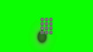 Phone Dialpad  Green Screen Animation [upl. by Marquet798]