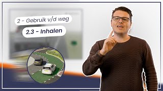 CBR Examen  Auto Theorie  Gebruik van de weg  Inhalen 35 [upl. by Trauner753]