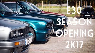 BMW E30 Season Opening in Latvia 2017 [upl. by Light]