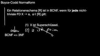 1362 BoyceCodd Normalform BCNF [upl. by Ahsocin]