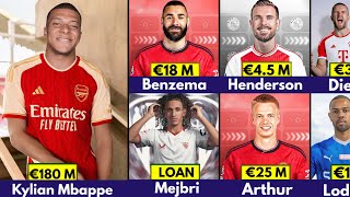 🚨 ALL CONFIRMED WINTER TRANSFER 204✅️ MBAPPE TO ARSENAL KARIM BENZEMA TO MANCHESTER UNITED 🔥 SANCHO [upl. by Eblehs]