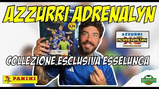 AZZURRI ADRENALYN XL 2024 LA RACCOLTA PANINI IN COLLABORAZIONE CON ESSELUNGA APRIAMO LO STARTER [upl. by Linell]