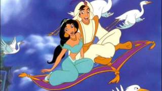 Aladdin amp Jasmine  A Whole New World with lyrics [upl. by Ayyn707]