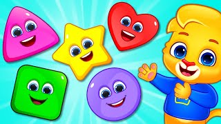 Names of Shapes  Learn Shapes for Toddlers with RV AppStudios  Shapes Song for Kids [upl. by Elli897]