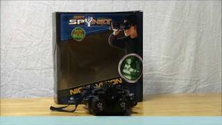 Spy Net Night Vision Infrared Stealth Binoculars Hands On Review  zooLert [upl. by Nnalatsyrc]