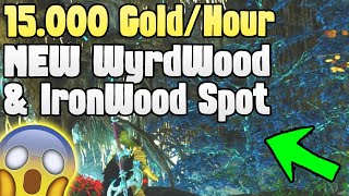 New World GOLD FARM via WYRDWOOD amp IRONWOOD New World Money Making 2023 Money Farming Season 2 [upl. by Harat]