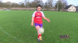 Ladies Gaelic Football Skills  The Solo [upl. by Ateuqal45]