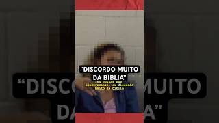 “DISCORDO MUITO DA BÍBLIA” [upl. by Yelich]