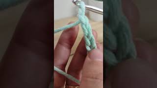 TIP 2 Como hacer cadenetas cadenas o Punto cadena a CROCHET [upl. by Ahsim]