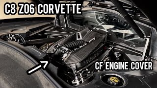 C8 Z06 Corvette Carbon Fiber Engine Cover [upl. by Indira]