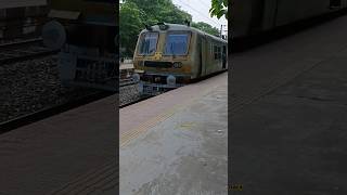 Unique Bombardier Local Train Skipping Station 🤩🔥❤🔥🤩🔥❤🔥 shorts localtrain [upl. by Leschen494]