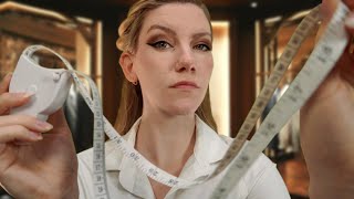 Rude Dramatic Tailor Annoyed By Your Perfection 🧵 Personal Attention amp Measuring ASMR Compliments [upl. by Pachton]