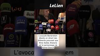 Benbrahem dévoile en direct des éléments prouvant que Mme Saâda est le personnage de Kamel Daoud [upl. by Bower]