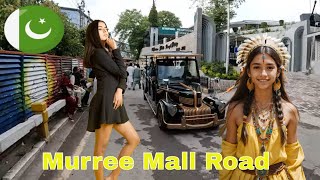 Mall Road Murree Evening Walking Tour  4k [upl. by Mendez]