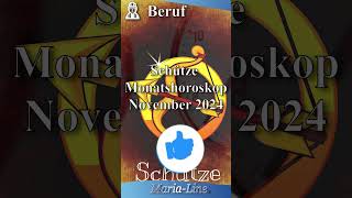 Schütze BERUF 👷‍♀️ Horoskop November 2024 [upl. by Gonnella673]