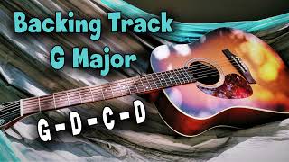 Acoustic Guitar Backing Track G Major  110 BPM  Guitar Backing Track [upl. by Aplihs893]