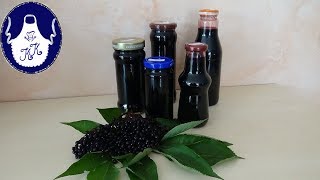 Holunderbeerensirup  ein muss für den Winter  Elderberry syrup [upl. by Anaimad]