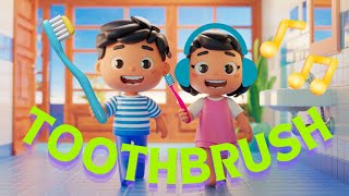 Brush your teeth song  Tooth brushing song  kids song  Nursery rhymes  Brush it song [upl. by Anileve116]