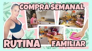 VAMOS HACER LA COMPRA SEMANAL RUTINA FAMILIA NUMEROSA 🤰 [upl. by Lucina]