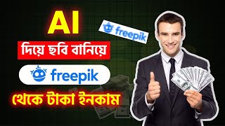 Ai দিয়ে ছবি বানিয়ে Freepik থেকে টাকা ইনকাম। Image Ready  Upload Process  Image Approve  2024 [upl. by Barthel]