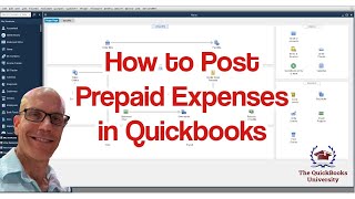 How to Post Prepaid Expenses in Quickbooks [upl. by Vacla]