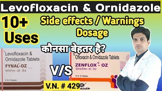 Levofloxacin and Ornidazole tablets  Fynal oz  Loxof oz tzblet uses in hindi [upl. by Ardnekal206]