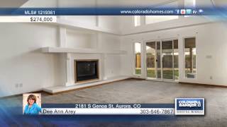 Home for Sale in Aurora CO  269900 [upl. by Neira]