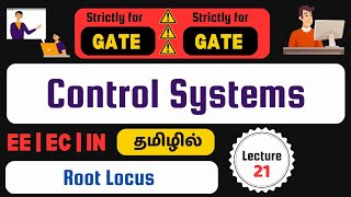 Lec 21  Unit5  Root Locus  Control Systems  GATE Level Problems  JSMS20 [upl. by Hovey]