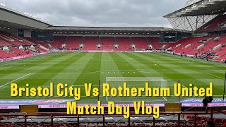 Bristol City 20 Rotherham United Vlog  202324 [upl. by Zelikow920]