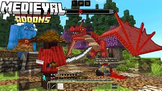 MELHORES ADDONS RPGMEDIEVAL PARA MINECRAFT PE 120 [upl. by Ettelorahc]