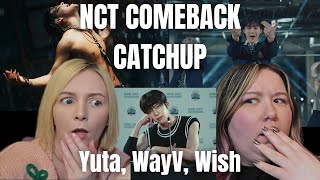 NCT COMEBACK CATCHUP  YUTA quotOFF THE MASKquot WAYV quotGO HIGHERquot amp NCT WISH quotDUNK SHOTquot MV REACTIONS [upl. by Notreb537]