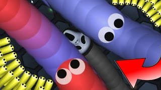 WORLD RECORD 6000000 MASS SLITHERIO HACK  New Mods Slitherio Invisible Scary Skin Gameplay [upl. by Yeclehc]