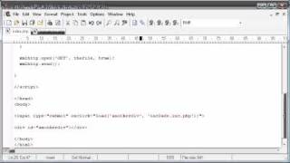 Beginner PHP Tutorial  174  Loading in file Contents to a DIV Part 3 [upl. by Seravat]