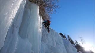 Eisklettern im Pitztal Taschachschlucht Luibisfall Klockelefall [upl. by Ruvolo960]