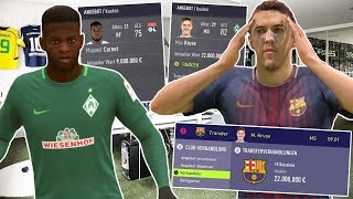 KRUSE nach BARCELONA CORNET als ERSATZ Wintertransfers 💚 Fifa 18 Karriere Werder Bremen [upl. by Uhsoj526]