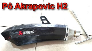 ➤ Bố già dắt con trai đi độ Pô Akrapovic H2  Honda Cào cào CRF 150L [upl. by Grimaldi]