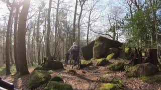 Forest of Dean EMTB ebike Group Ride at Staunton on dry trails [upl. by Fee]